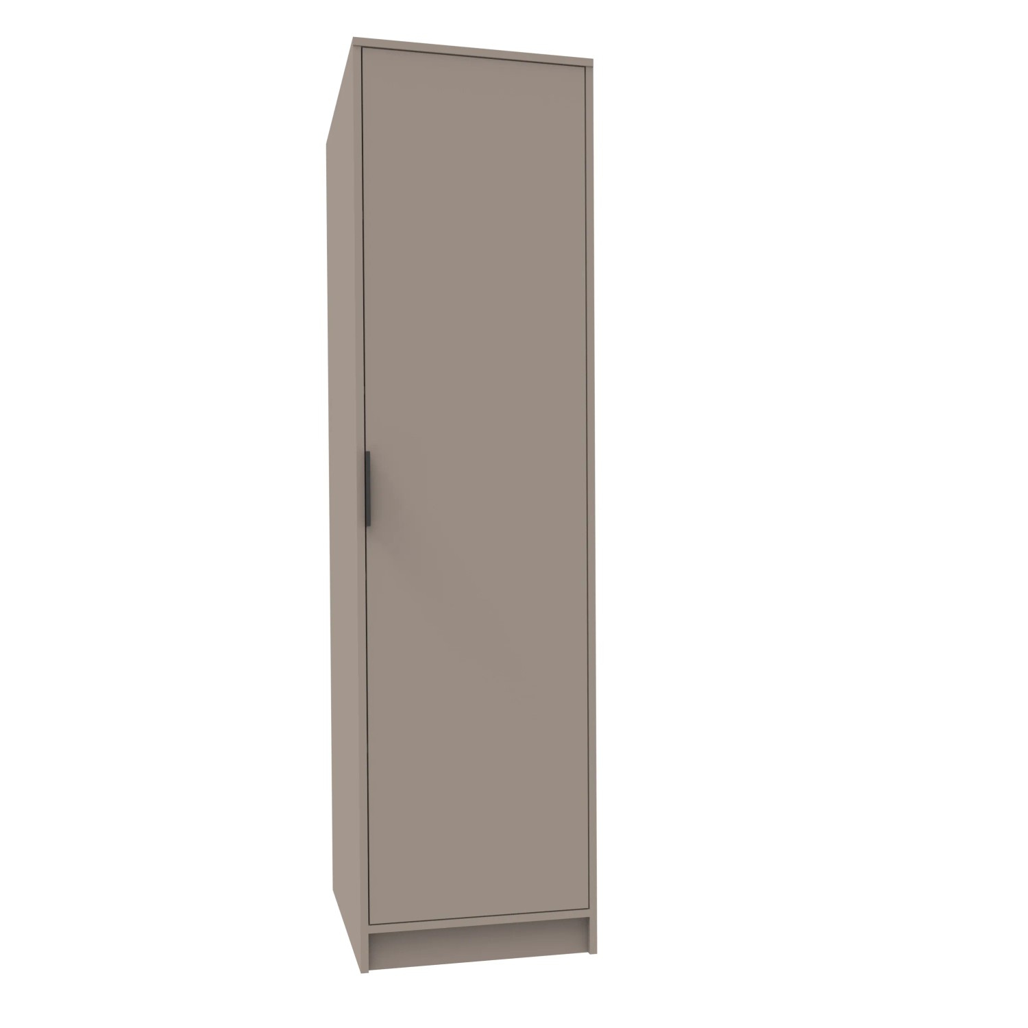 Fackelmann Wäschekorbschrank mit 1 Tür 50 cm x 188,2 cm x 65,1 cm Kaschmir