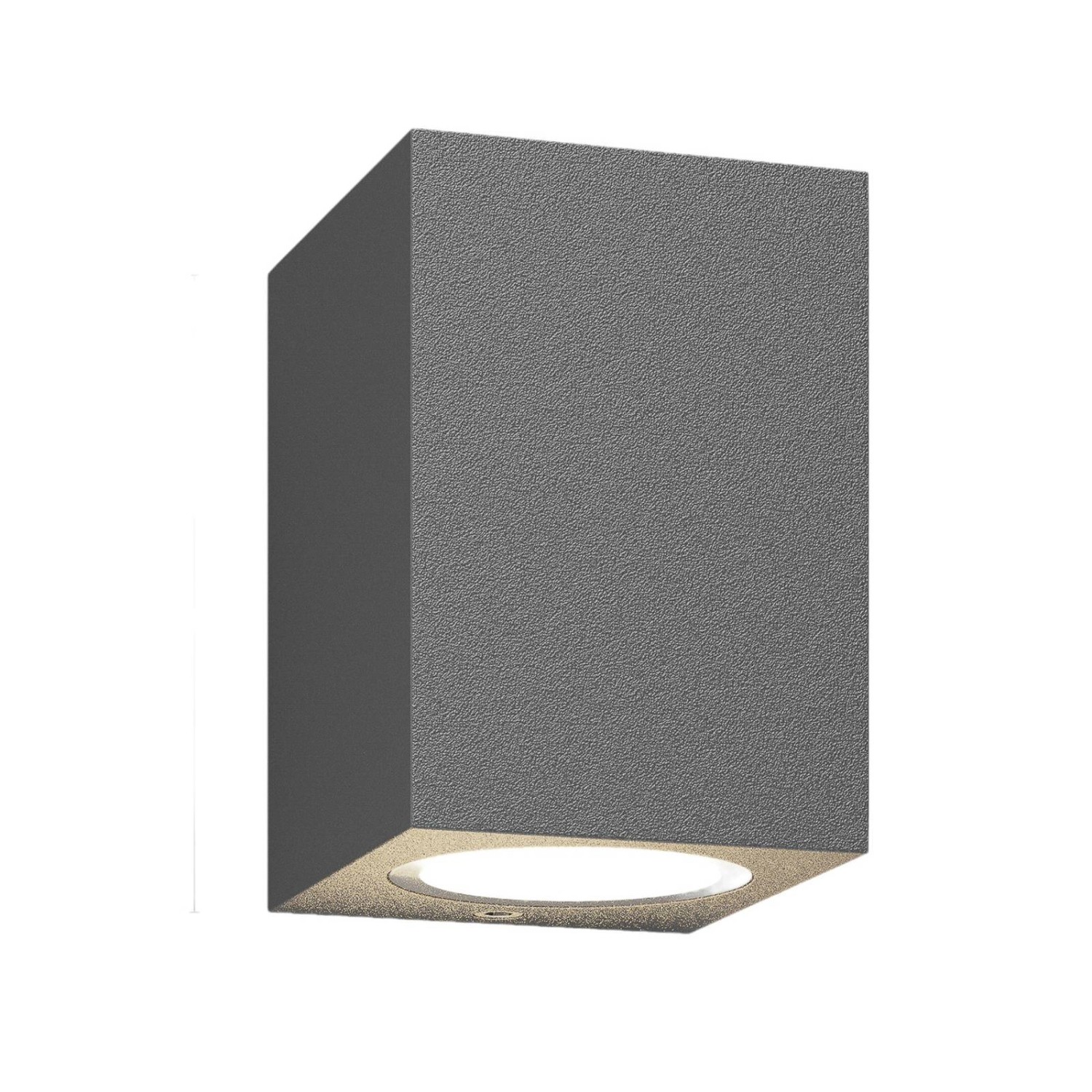 Lucande Wandleuchte Außen Xava 9616131 Modern in Schwarz aus Aluminium 1-flammig GU10
