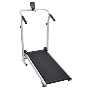 vidaXL Mini-Laufband, klappbar, 93x36 cm, schwarz. Ideal für Fitness zu Hause.