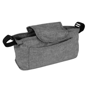 Monstershop Haustierwagen Fronttasche, gewebtes Grau. Zubehör für Hundetransportboxen & Hundetaschen.