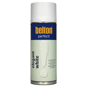 belton Buntlack Perfect Elegant White, seidenmatt, 400ml Dose.