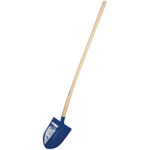 Sonneck Frankfurter Schaufel mit Buchenstiel, blau, für leichte Gartenarbeiten.