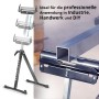 STAHLWERK Rollenbock 2er Set, höhenverstellbarer Arbeitsbock mit Metallrolle für Werkstücke. 60 kg Tragkraft.