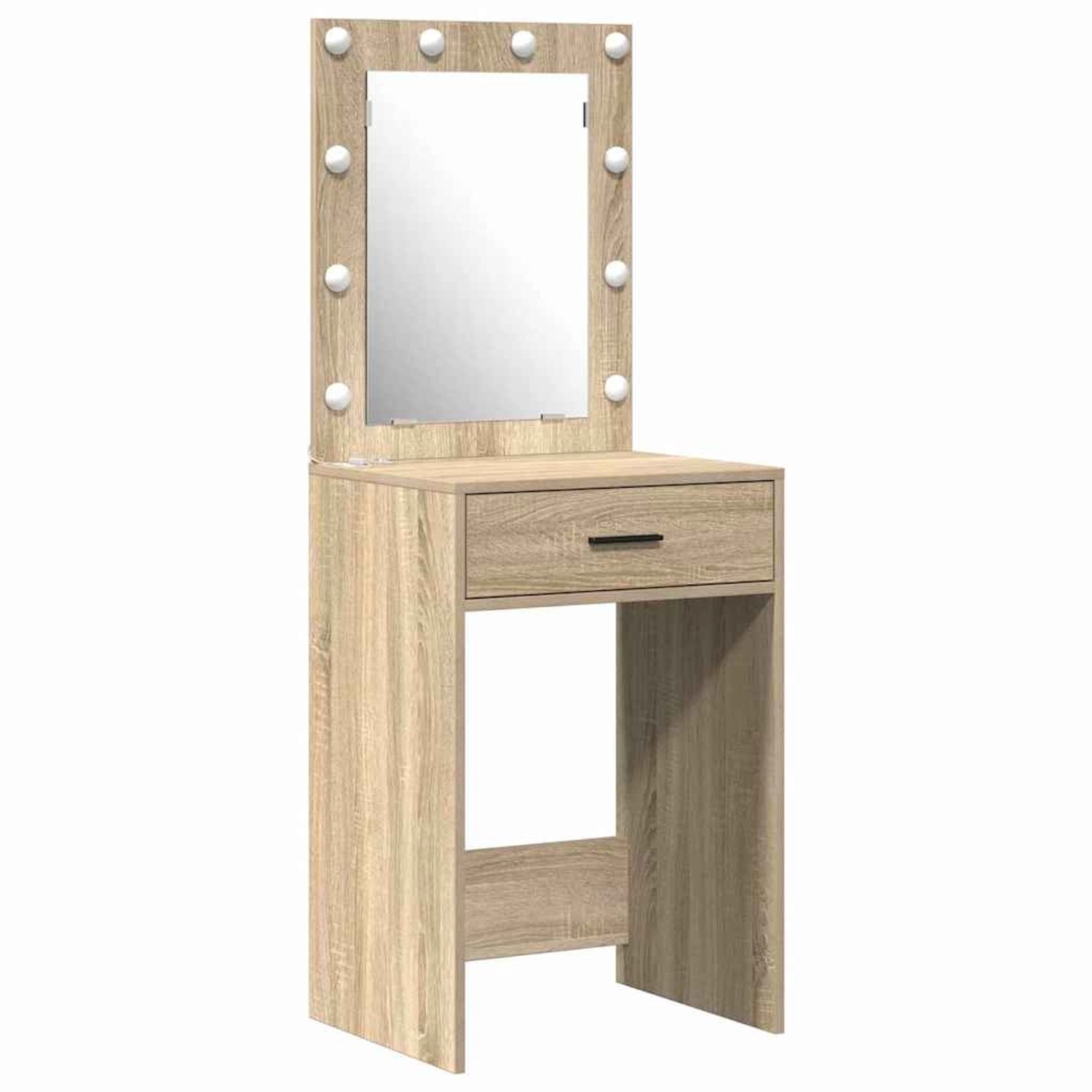 vidaXL Schminktisch 3-Tlg Braun 40 x 41 x 135 cm Holzwerkstoff 3334220 günstig online kaufen