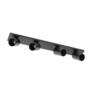 Arcchio Strahler Brinja 10008814 Modern in Schwarz aus Aluminium 4-flammig GU10 Wohnzimmerleuchte