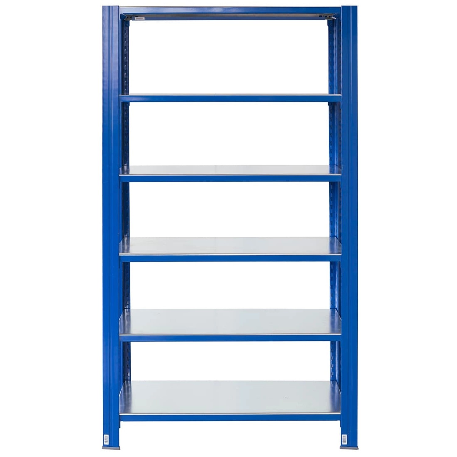 Ar Shelving T Profile Steckregal Blau & Verzinkt 250 x 60 x 50 cm 6 Böden 1 günstig online kaufen
