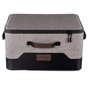 Petromax Camping-Box Catago, graue Kunststoffbox mit Tragegriffen, 27,5x50x38cm, für Camping & Zubehör.