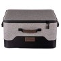 Petromax Camping-Box Catago, graue Kunststoffbox mit Tragegriffen, 27,5x50x38cm, für Camping & Zubehör.