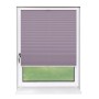 Fliederfarbenes Plissee Basic 90x210 cm ohne Bohren, blickdicht, im Fenster.