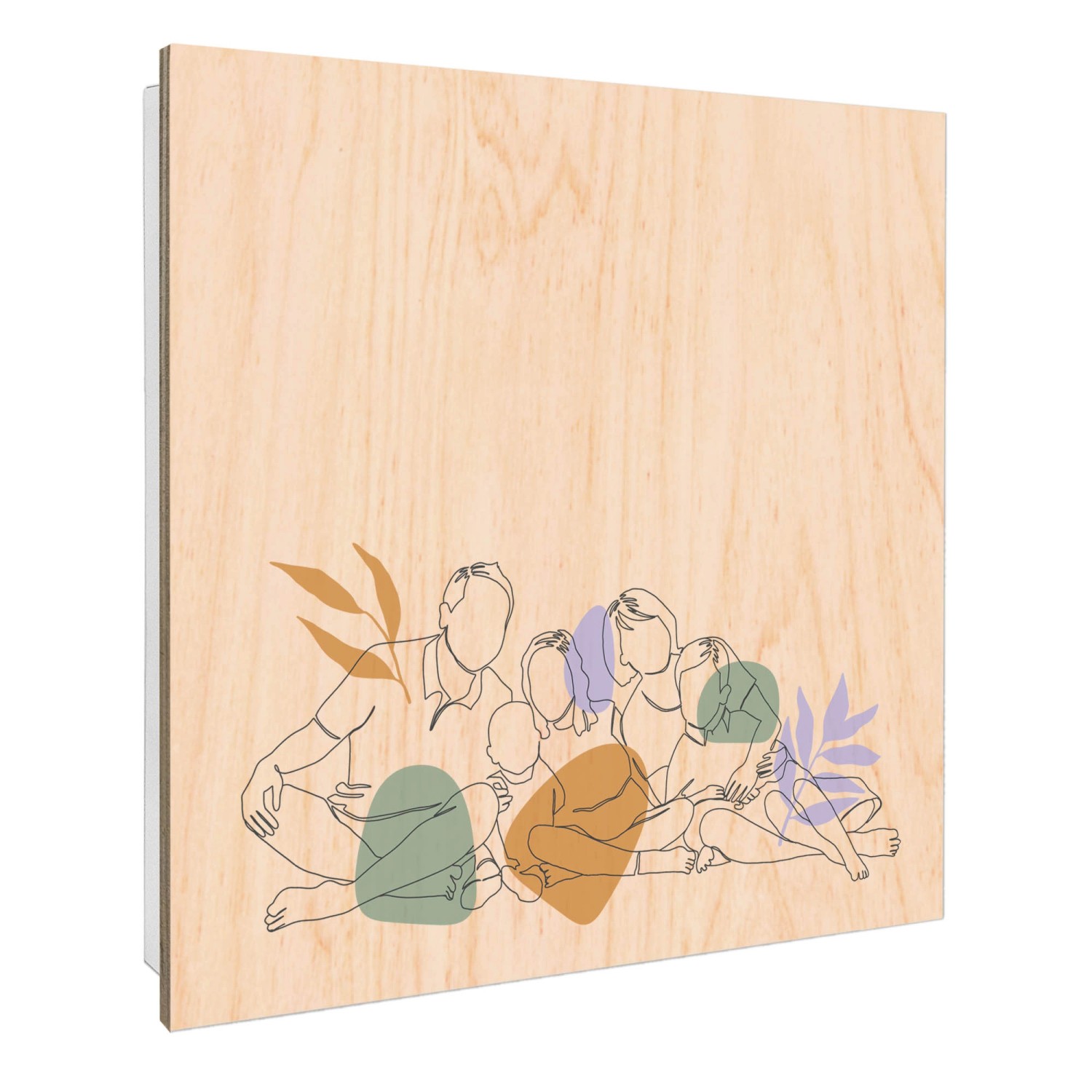 Banjado Großer Schlüsselbox Holz 30x30cm Weiß Scharnier Rechts 50 Haken Sch günstig online kaufen