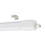 Weiße Eglo LED-Feuchtraumleuchte Slim mit Sensor, 149,5 cm, Detailansicht.