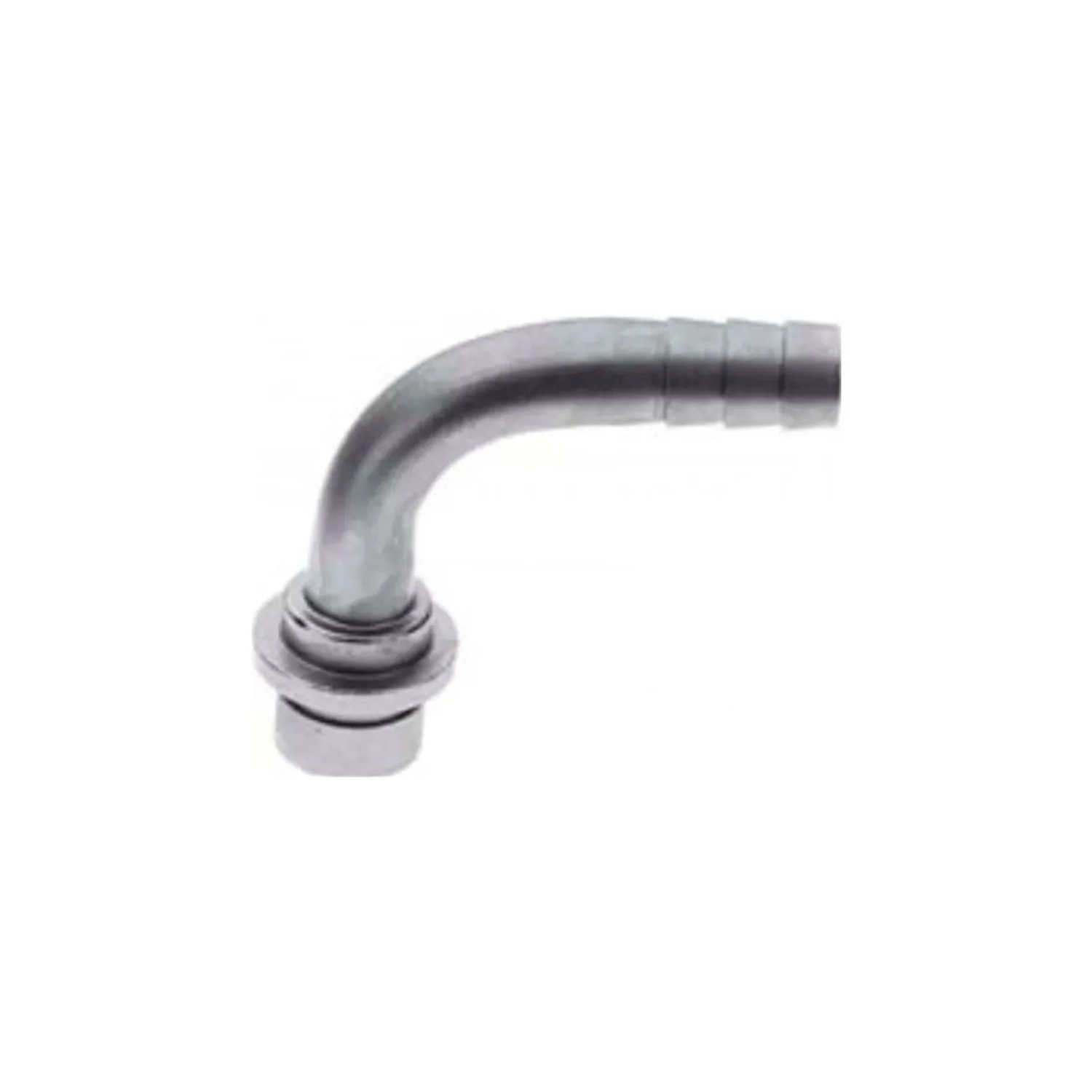 Ich-Zapfe Bierschlauchtülle Gebogen 90 Grad CNS NW 10 mm Silber