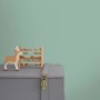 Wand in Faded Mint Grün von Little Dutch mit Spielzeug-Deko.