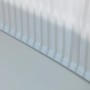 Detailansicht: Wenko Duschrollo 128x240 cm, weiß gestreift, wasserabweisend für Dusche und Badewanne.