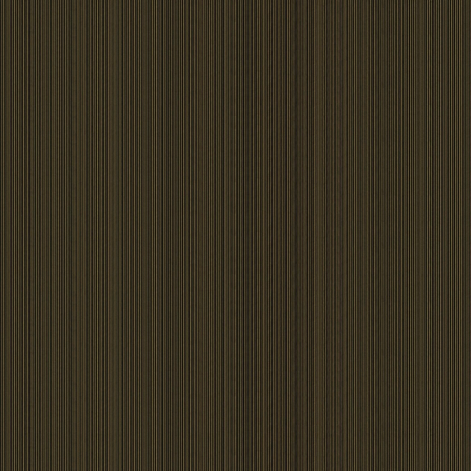 Grafik Tapete Streifen in Schwarz und Gold glänzend, von PROFHOME.