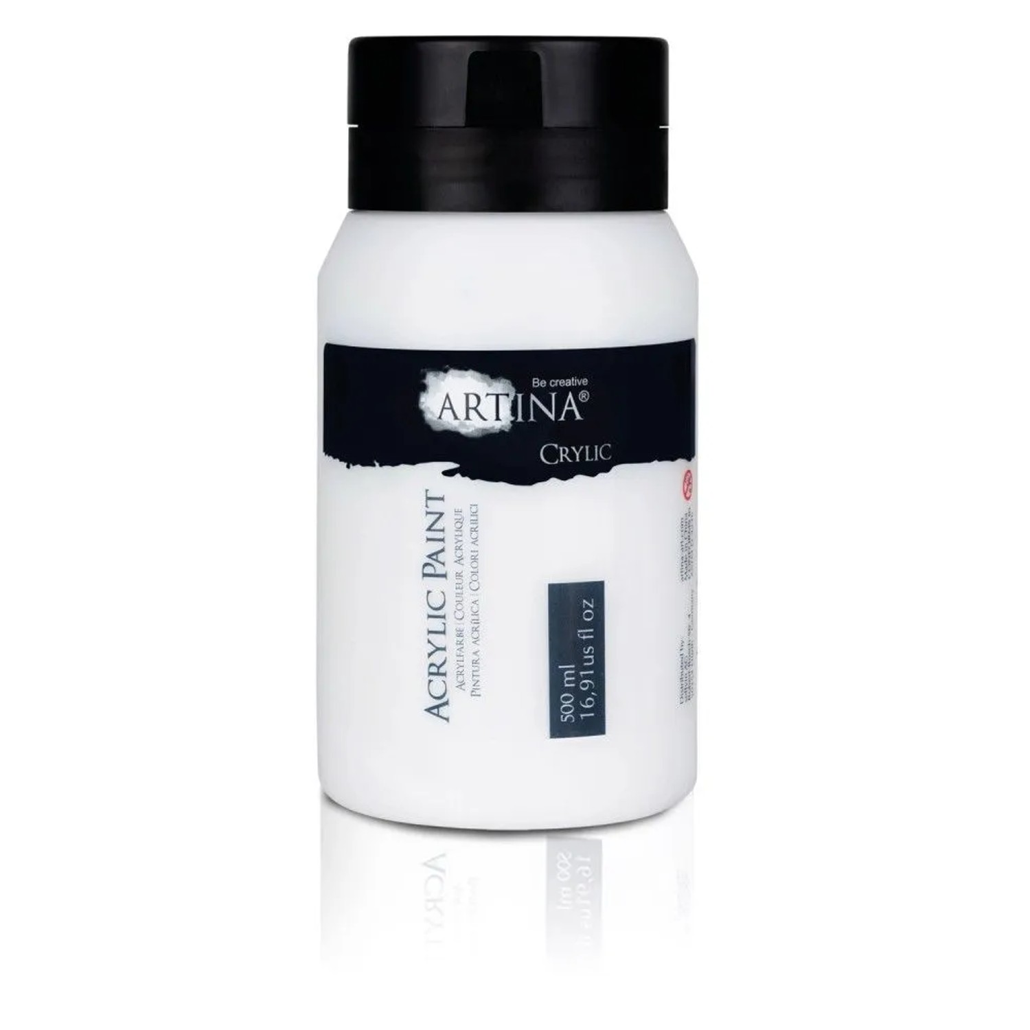 Artina Crylic Acrylfarbe 500ml Titanweiß