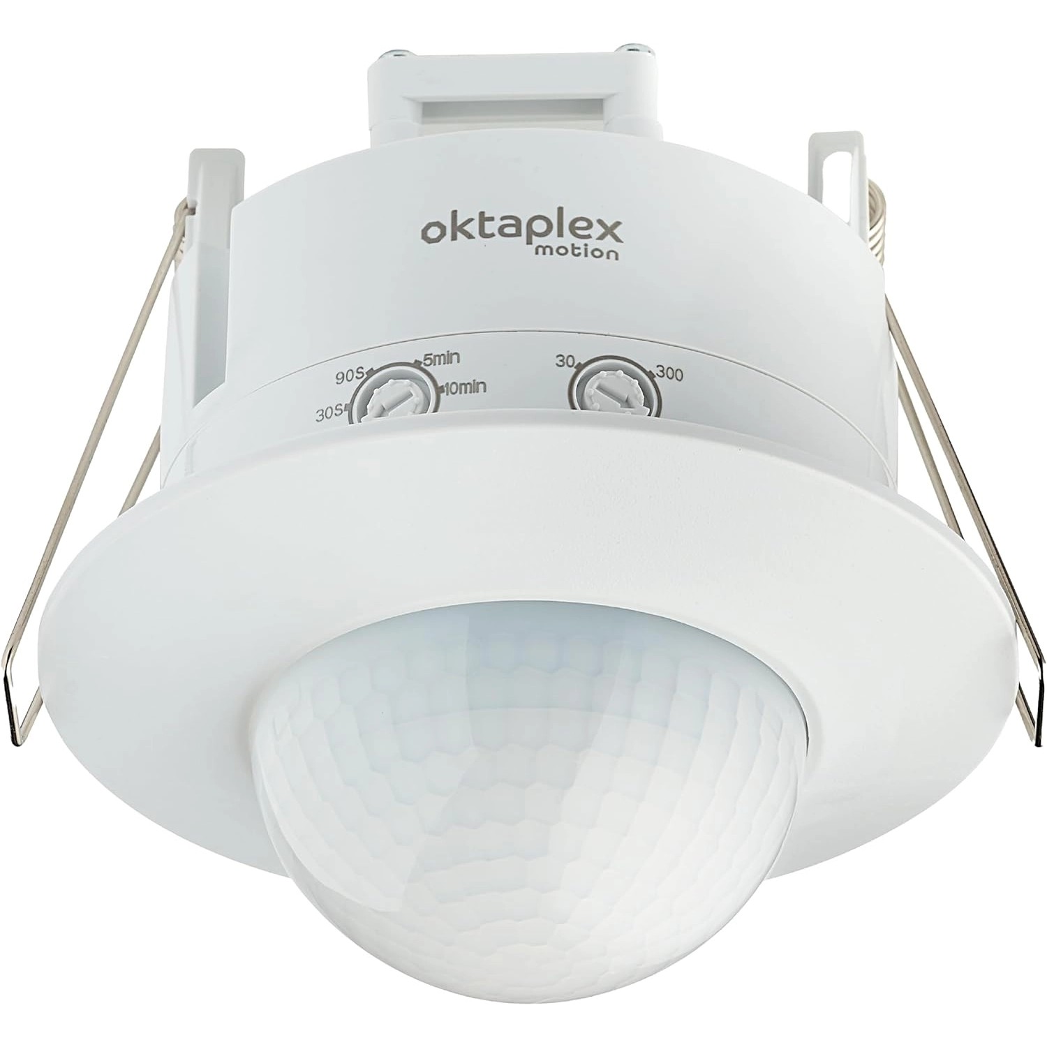 Oktaplex Sam 360° Infrarot Präsenzmelder Unterputz Bewegungsmelder Weiß