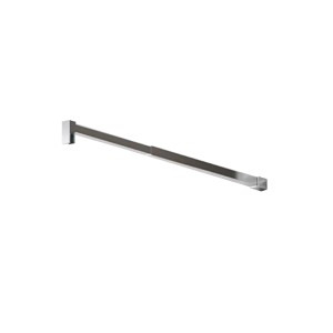 Silberner Stabilisator für Glaszentrum Hagen Duschabtrennung, zur Wandmontage.