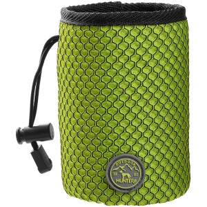 Limettefarbener Hunter Snackbeutel Hilo Basic für Hundesnacks, mit Kordelzug.