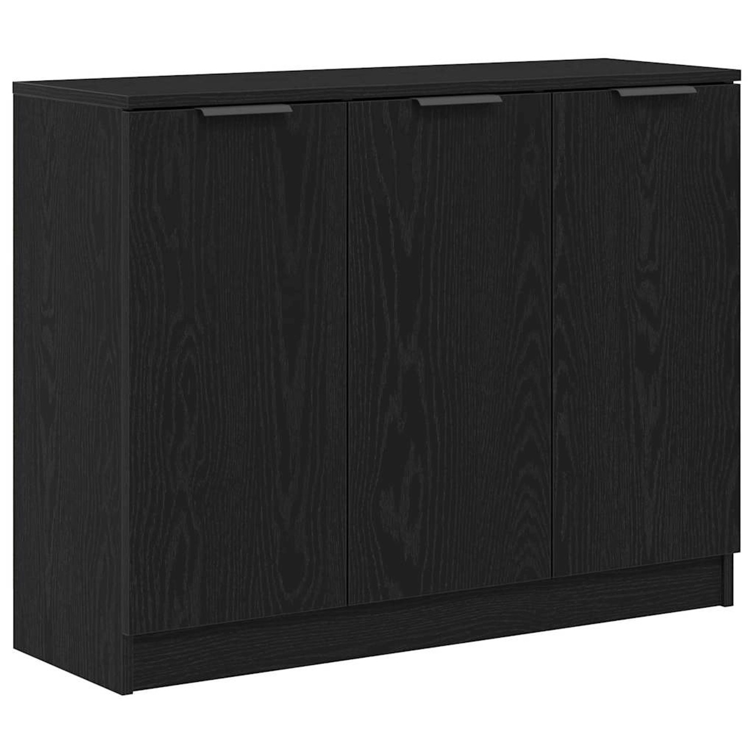 vidaXL Sideboard Schwarz 90,5 x 30 x 70 cm Holzwerkstoff 862740 günstig online kaufen