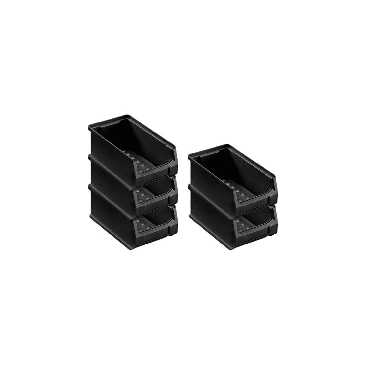 PROREGAL SparSet 5x Leitfähige Sichtlagerbox 2,0 HxBxT 7,5 x 5 x 17,5 cm 0, günstig online kaufen