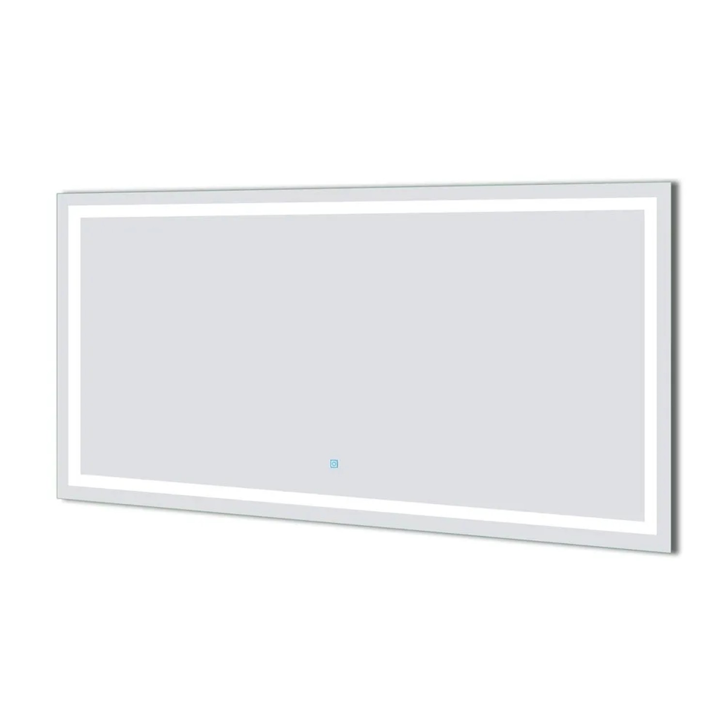 Duschparadies Badezimmerspiegel mit Beleuchtung 160x80cm LED Spiegel 3 Lichtfarbe Dimmbar Memory Touch Beschlagfrei