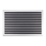 Floordirekt Fußmatte Spectral Aluminium Türmatte Bürste 47 x 68 cm