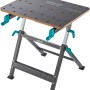 Wolfcraft Master 650 Ergo Werkbank: Höhenverstellbarer Spanntisch mit Schnellklappfunktion.