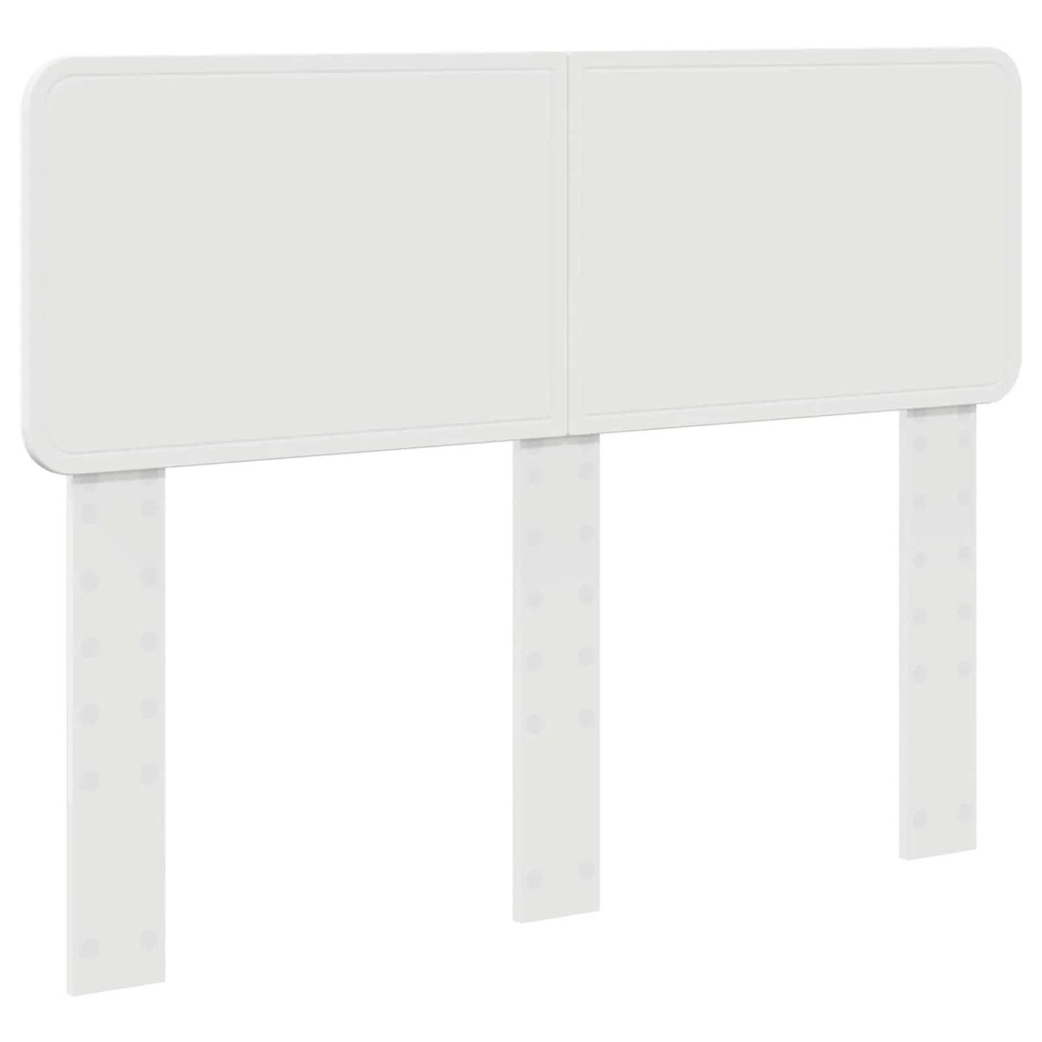 vidaXL Kopfteil mit Kopfteil Weiß 120 cm Holzwerkstoff 888561