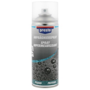 Presto Imprägnier-Spray 400ml für Textilien und Leder, wasserabweisend.