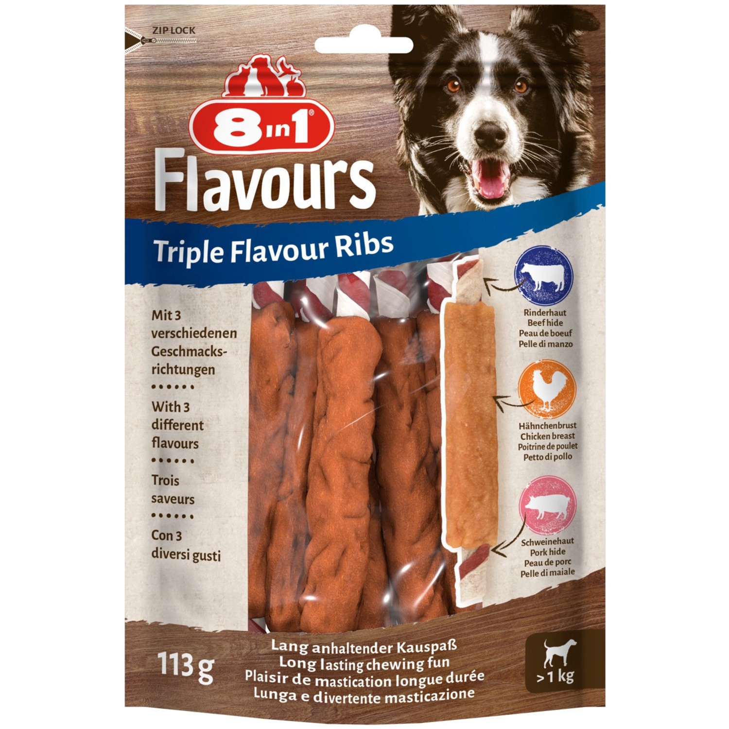 8in1 Triple Flavour Ribs 6 Stück