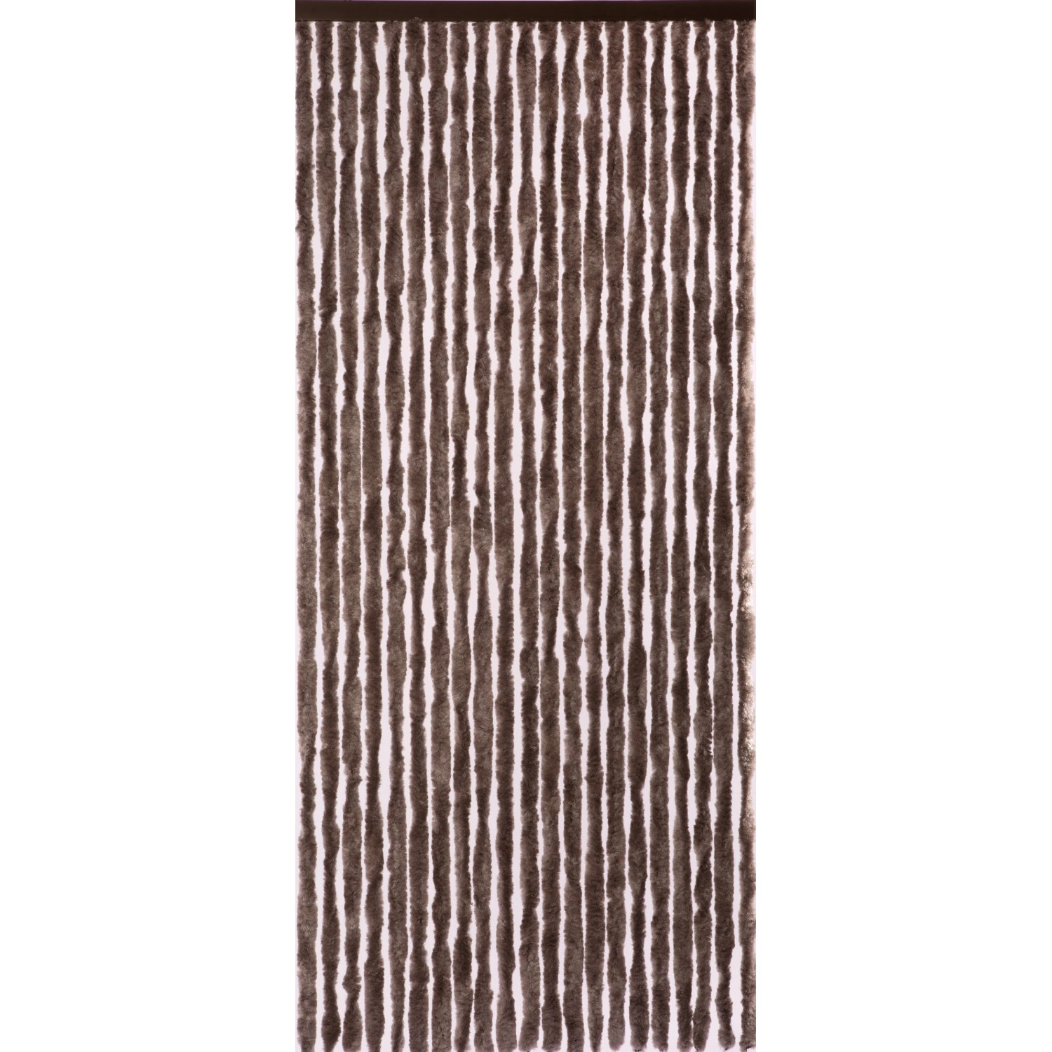 Türvorhang Flauschi Dunkelbraun 90 cm x 200 cm günstig online kaufen