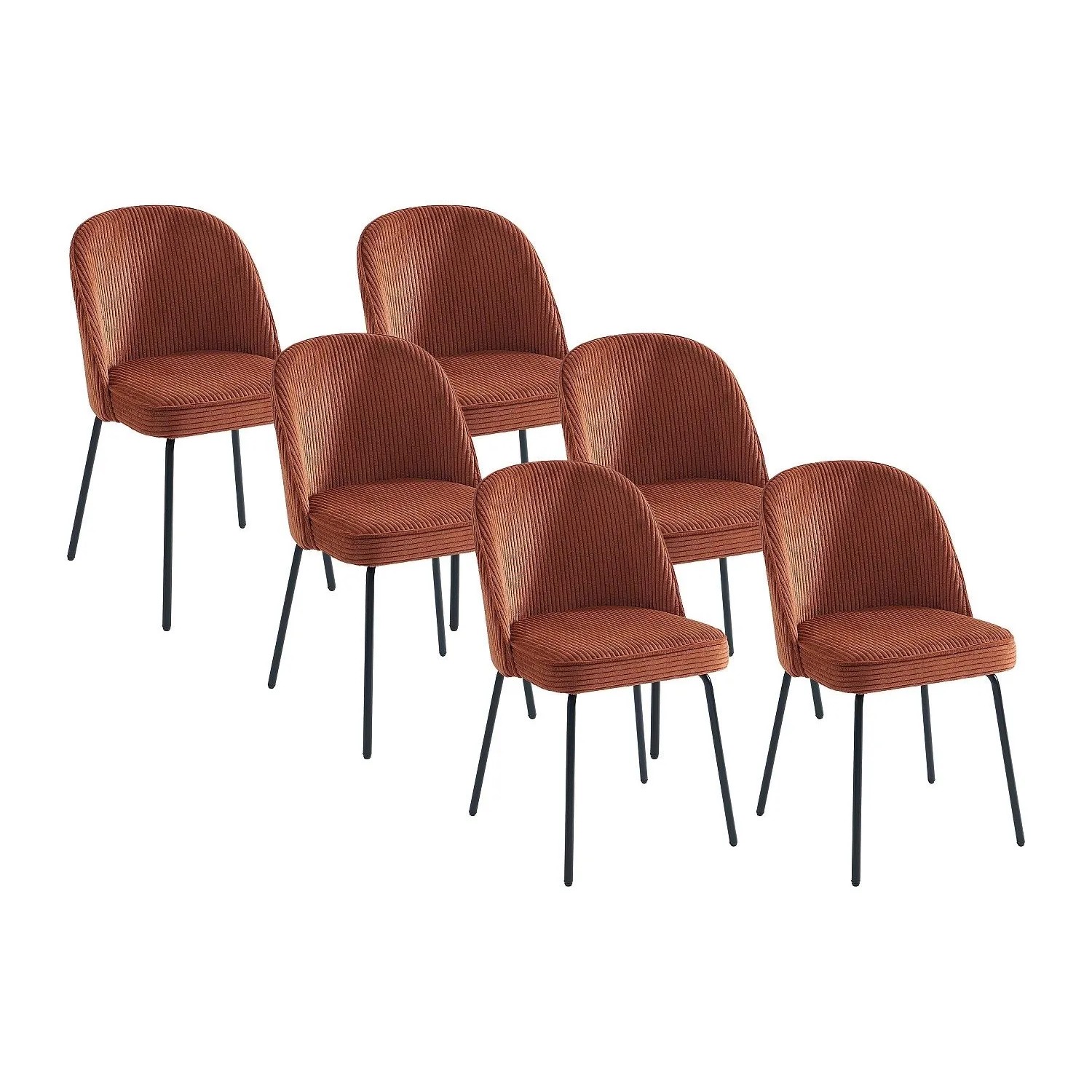 Vente-unique Stuhl Alpali Terracotta 50 cm