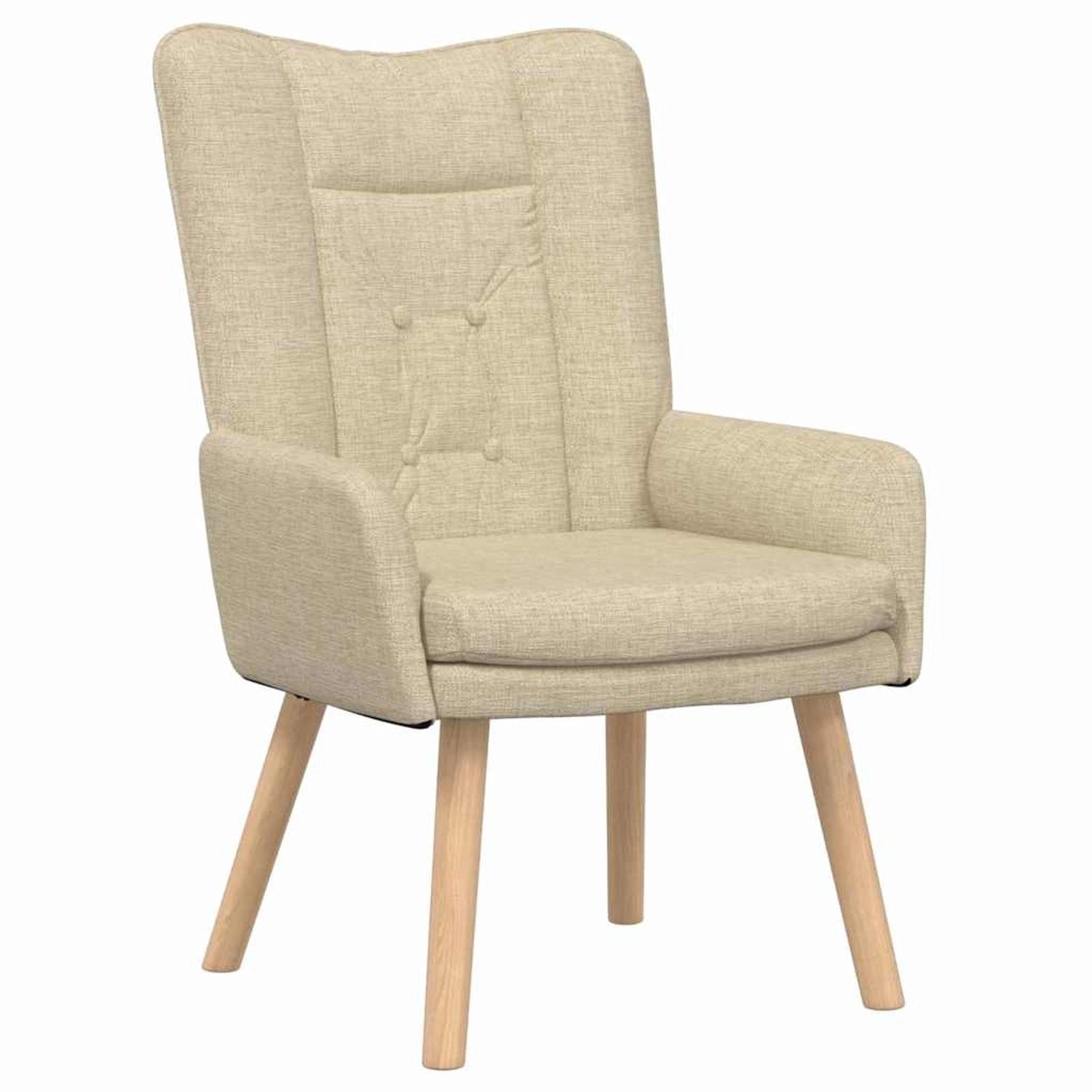 vidaXL Relaxsessel Creme 63 x 67 x 94 cm Stoff 42001831 günstig online kaufen