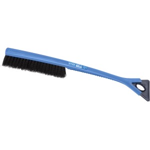 Kungs Schneebesen Max-Is mit Eiskratzer, blau, mit schwarzem Besen und Schaber.