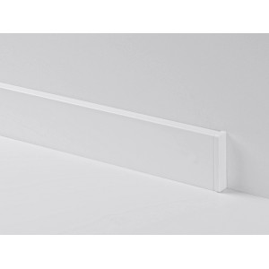 Weiße Parador Abschlusskappe Typ 2 für Sockelleisten SL 3/6/18. Zubehör für Laminat & Parkett.