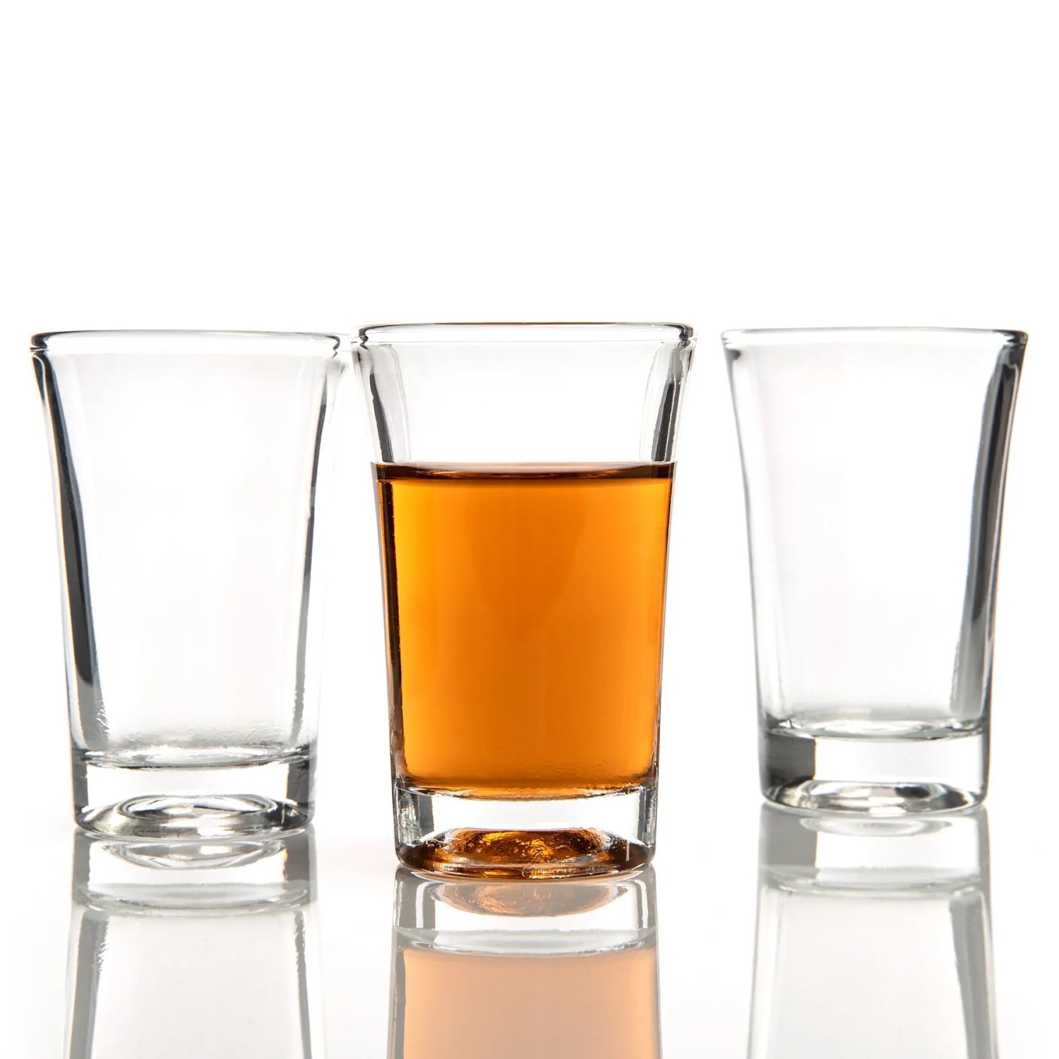 BigDean 48 Schnapsgläser 4cl Spülmaschinenfest Lebensmittelecht Robuste Shotgläser Aus Glas Für Schnäpse Wodka Ouzo Sambuca Tequila