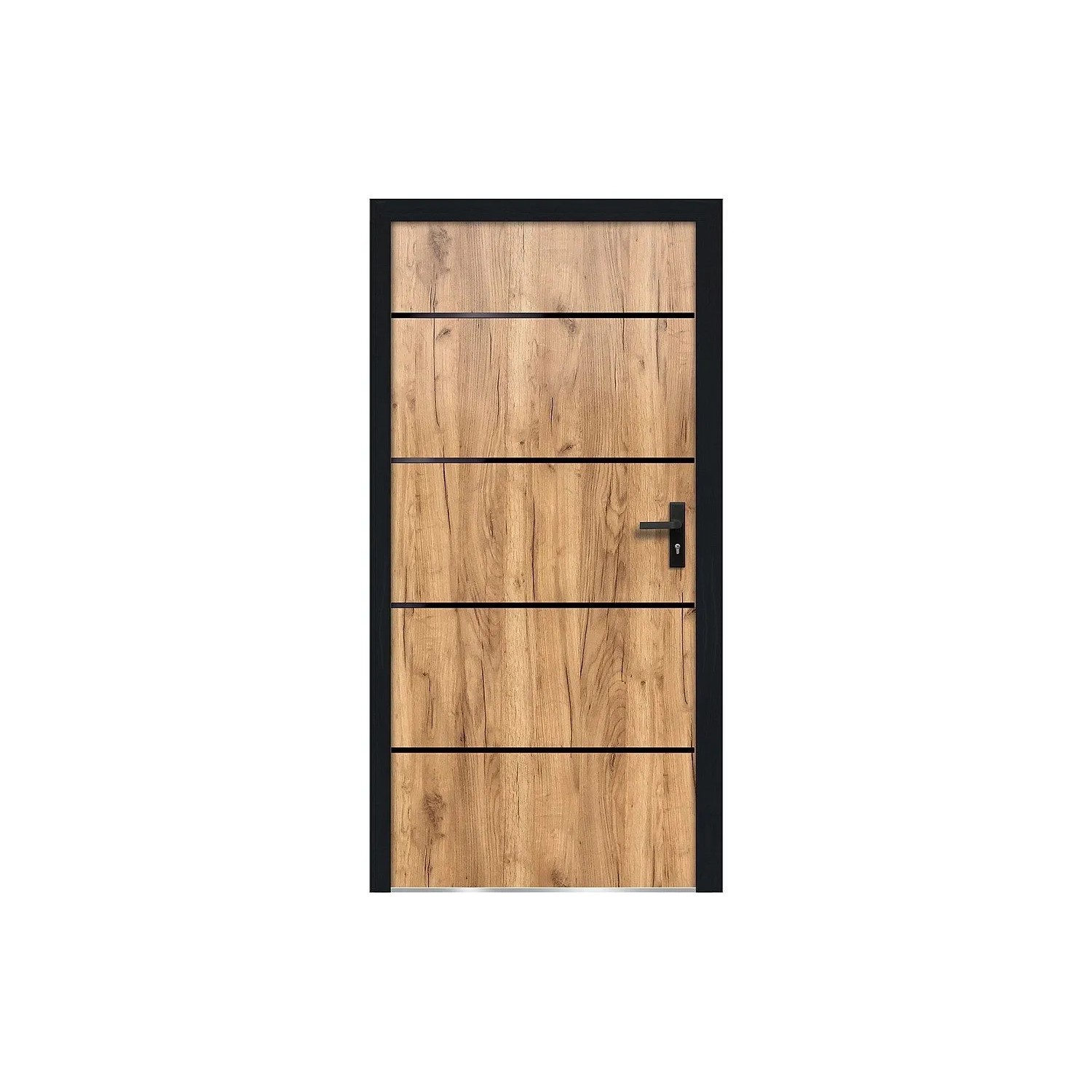 Vente-unique Haustür Naxara Naturfarben Hell 97.5 cm