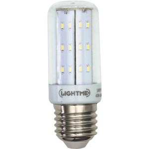 Lightme LED-Leuchtmittel E27, 4W, neutralweiß, 470lm. Kompakte LED Lampe für den Innenbereich.