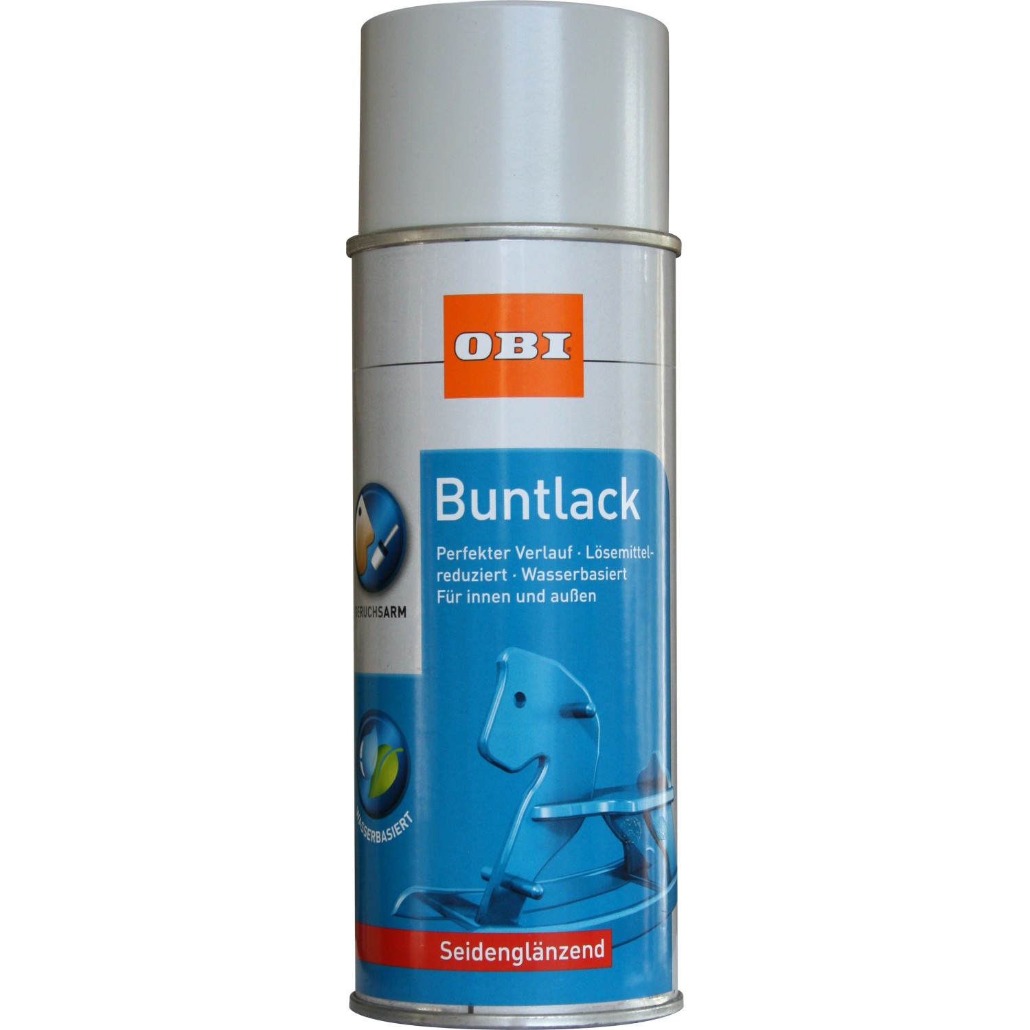 OBI Buntlack Spray RAL 7035 Lichtgrau seidenglänzend wv 400 ml