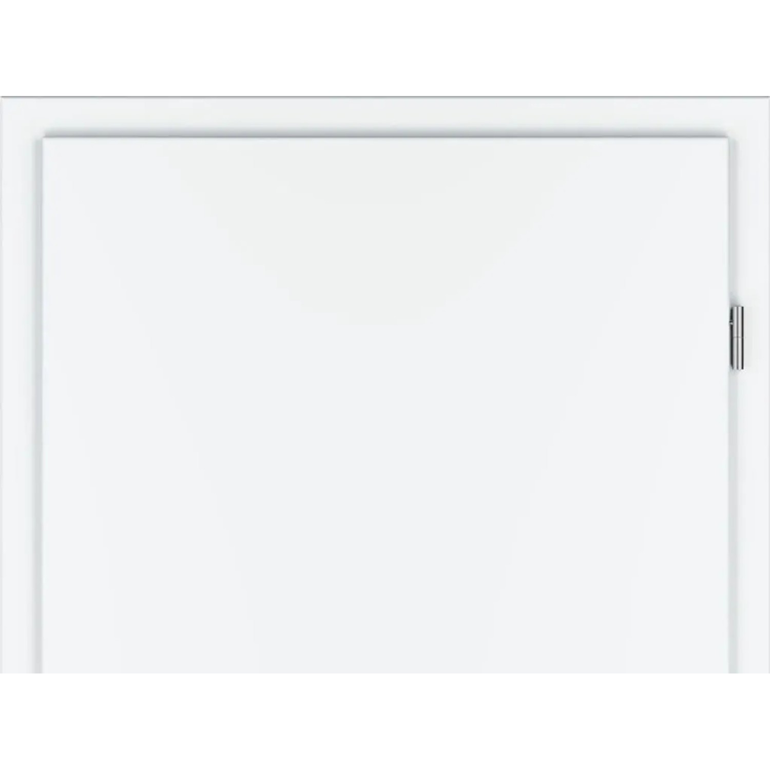 PRÜM CPL Zarge für Weiße Zimmertüren RAL 9016 mit Mini-Radius 1985 x 860 mm Wandstärke 145 mm DIN Links