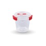 Bestlivings Frischhaltebox 0,64L für Joghurt, rot, mit Deckel