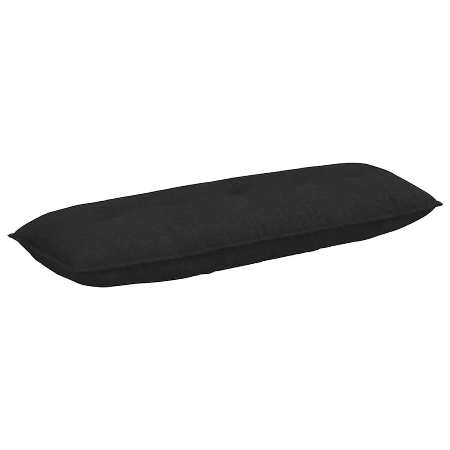 vidaXL Rückenkissen Schwarz 140 x 19 x 50 cm Stoff 42014832