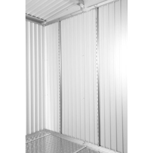 Biohort Regalsteher für Gerätehaus Europa/Geräteschrank, 2er-Pack, feuerverzinkt.