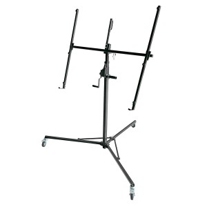 Rikta Plattenheber mit Feststellbremse, höhenverstellbar für Gipskarton- und Spanplattenmontage.