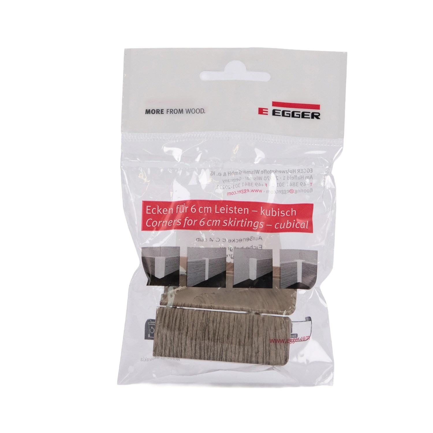 Egger Außenecke Kubisch 6 cm Eiche Hellgrau 2 Stück günstig online kaufen