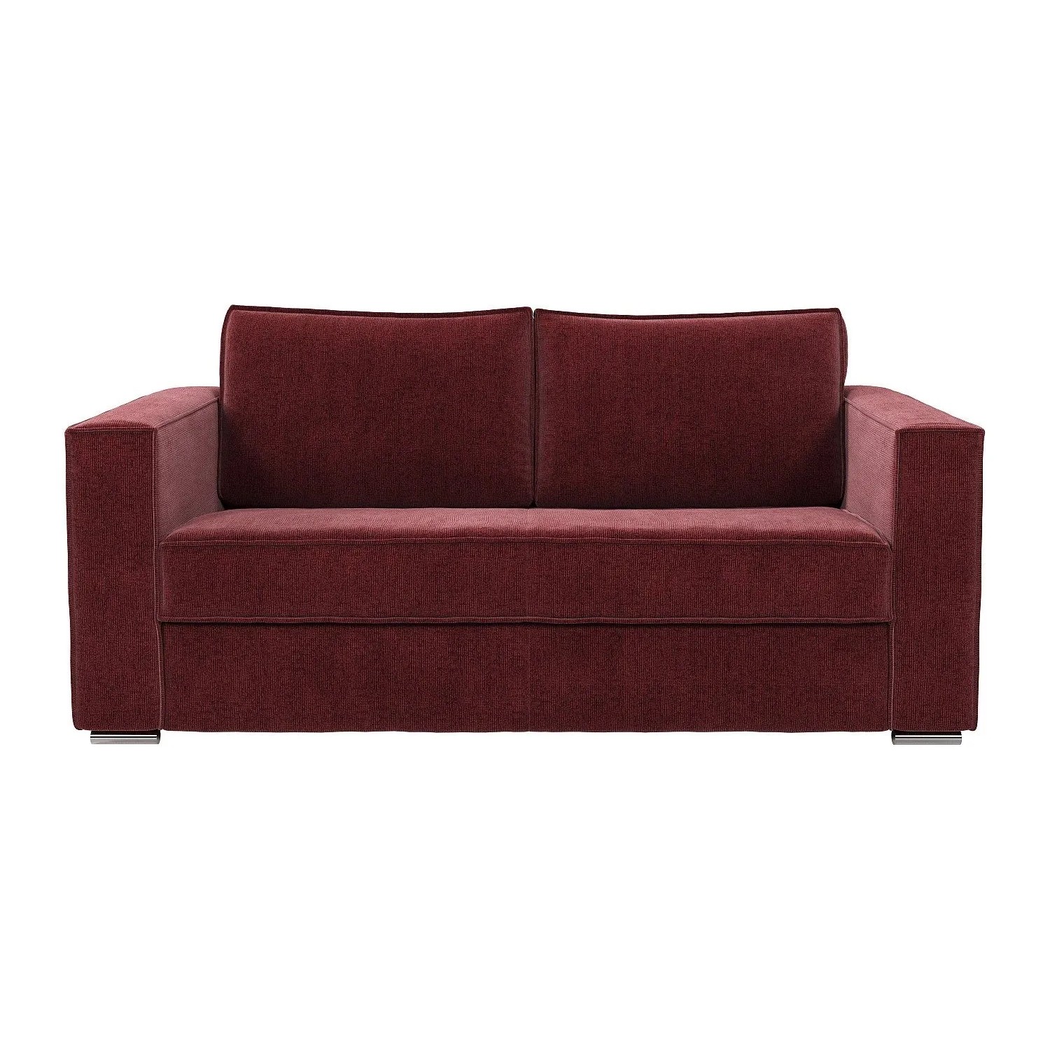 Vente-unique Schlafsofa Loreto Bordeaux 215 cm