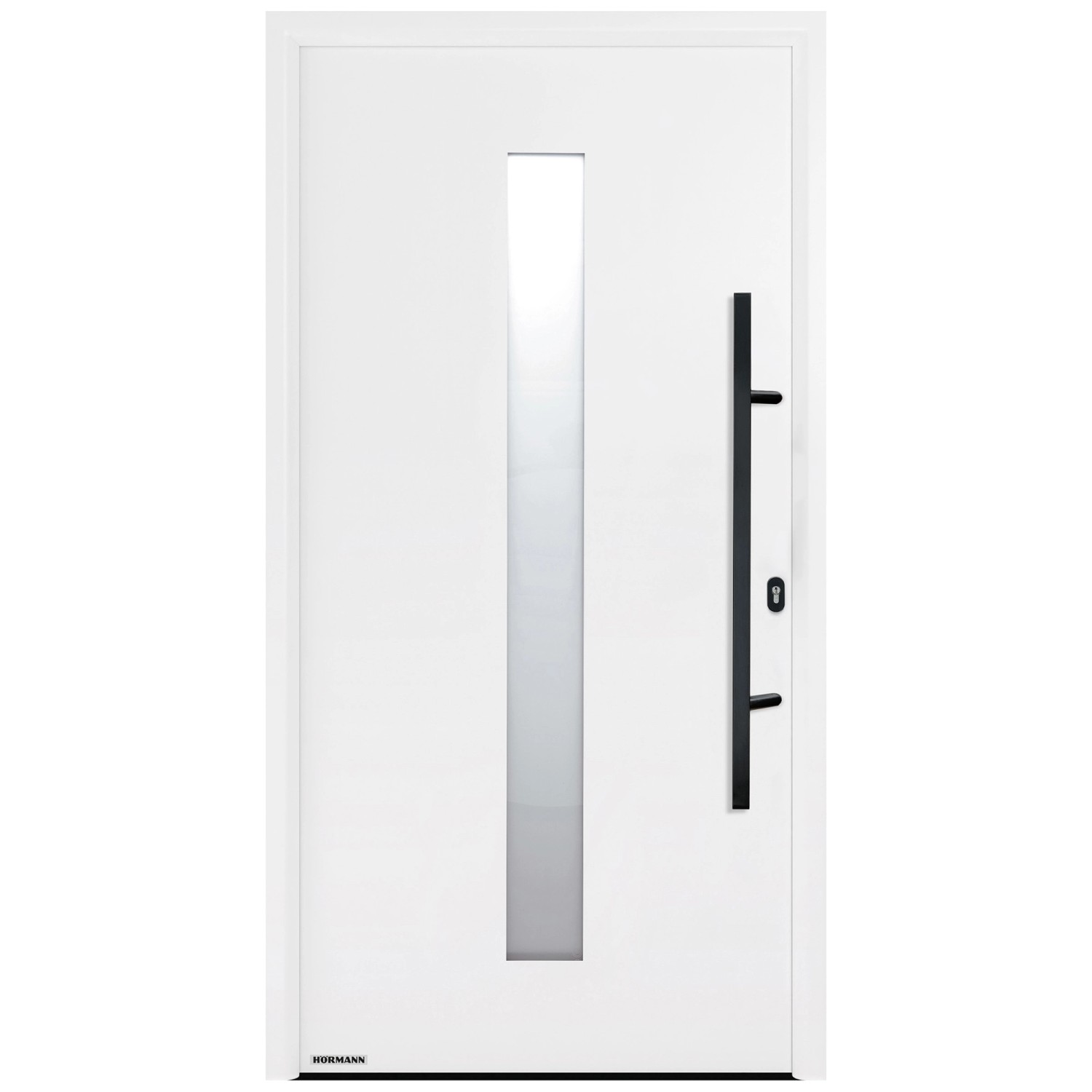 Hörmann Haustür Thermo65 Motiv 610S Verkehrsweiß 110 cm x 210 cm DIN R günstig online kaufen