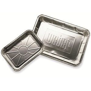 Weber Grillschalen (10 Stk.) aus Aluminium, ideal für Grill & Tropfschale.