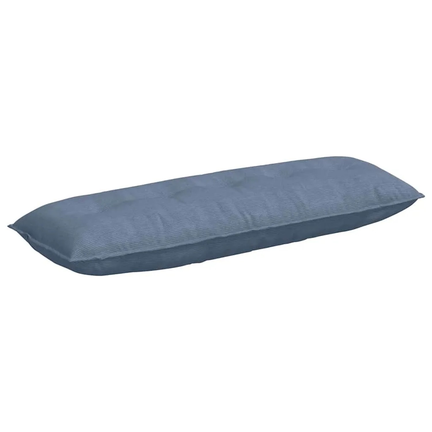vidaXL Rückenkissen Blau 140 x 50 cm Cordstoff 42014868